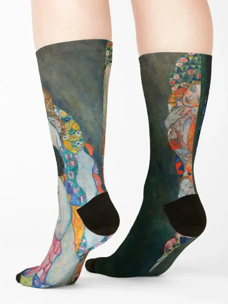 Gustav Klimt - Death and Life Socks set soccer anti-slip Men's halloween Socks Ladies Men's