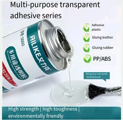 60/120ml Universal Strong Adhesive Plastic PU Leather ABS Multifunctional Adhesive Bag Sponge Rubber Transparent Liquid Glue