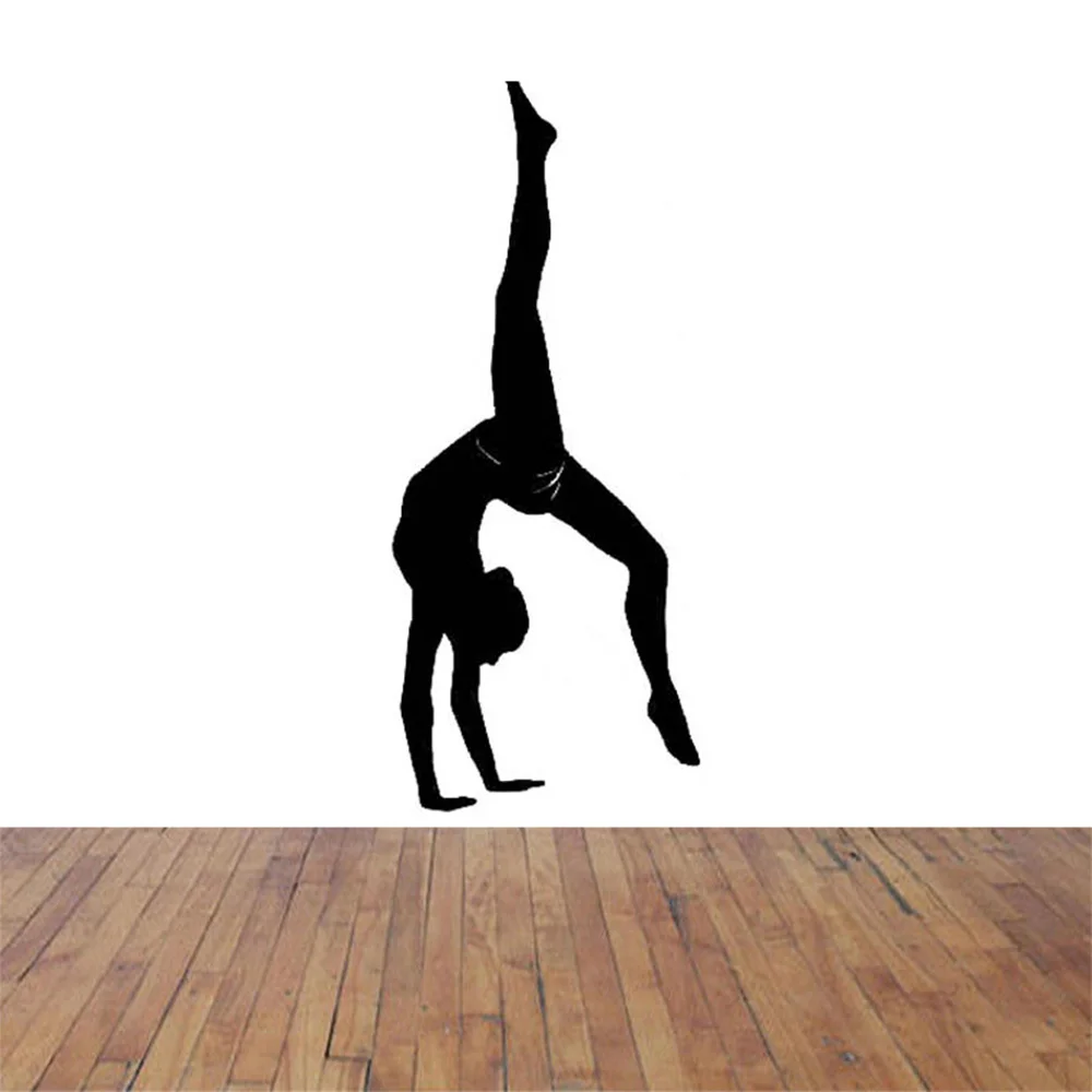 Ballet Gymnast Dancer Girls Wall Stickers Wall Say Quote Lettering Art Vinyl Sticker Home Decoration Girl Bedroom Decor Decals