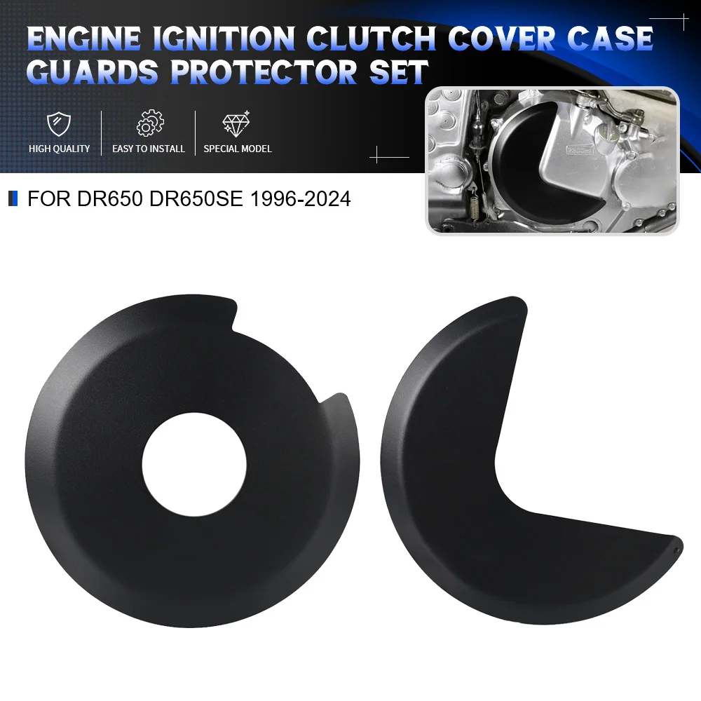 

For SUZUKI DR650S/SE DR650 DR650SE 1996-2023 2024 Motorcycle Accessories Engine Ignition Clutch Cover Case Guards Protector Set