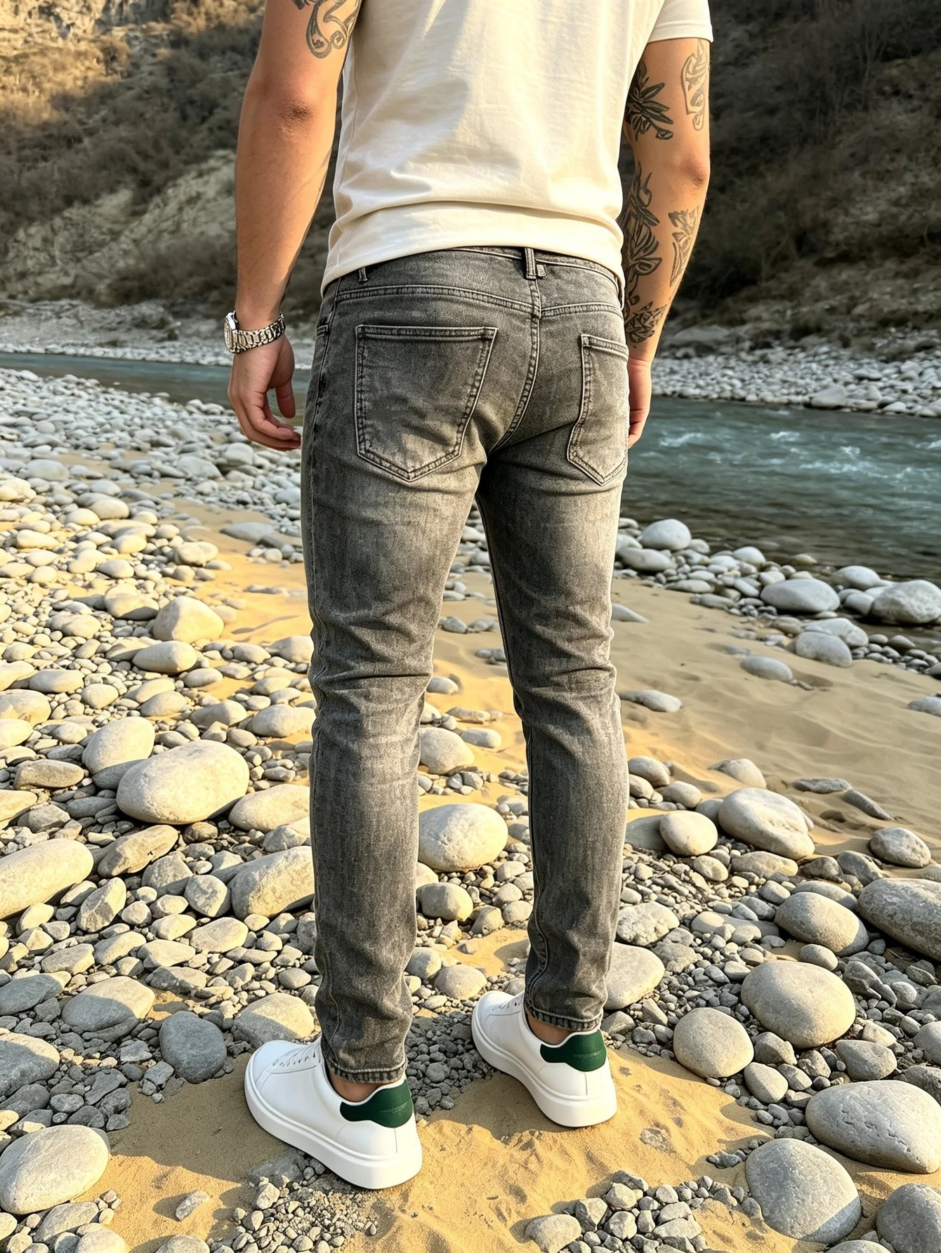 Minimalist Y2K Trendy American Street Wide Leg Denim Pants Breathable Light Cotton Classic Skate Aesthetic, Perfect Romantic Sur