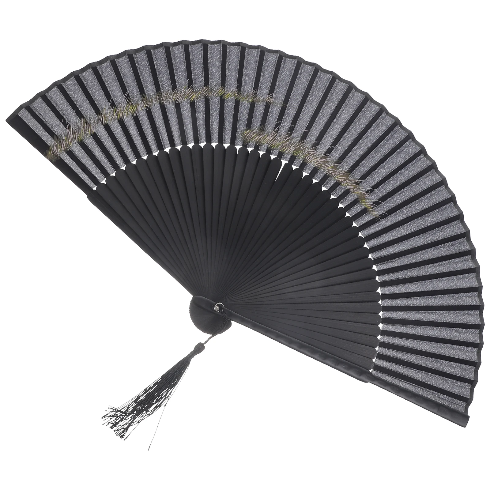 

Classical Dance Fan Chinese Style Foldable Retro Adornment Portable Decorative Bamboo Party Prop Traditional Cooling