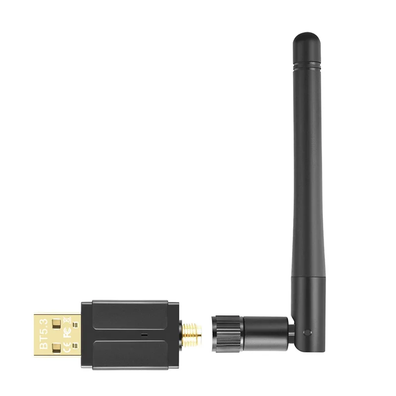 100M USB Bluetooth 5.3 Adapter USB Bluetooth Zender Ontvanger Externe Antenne Bluetooth Adapter_N22R