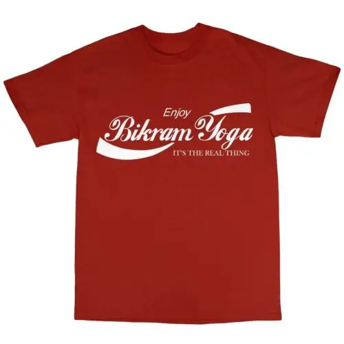 Enjoy Bikram Yoga T-Shirt Cotton Meditation Vipassana Hindu