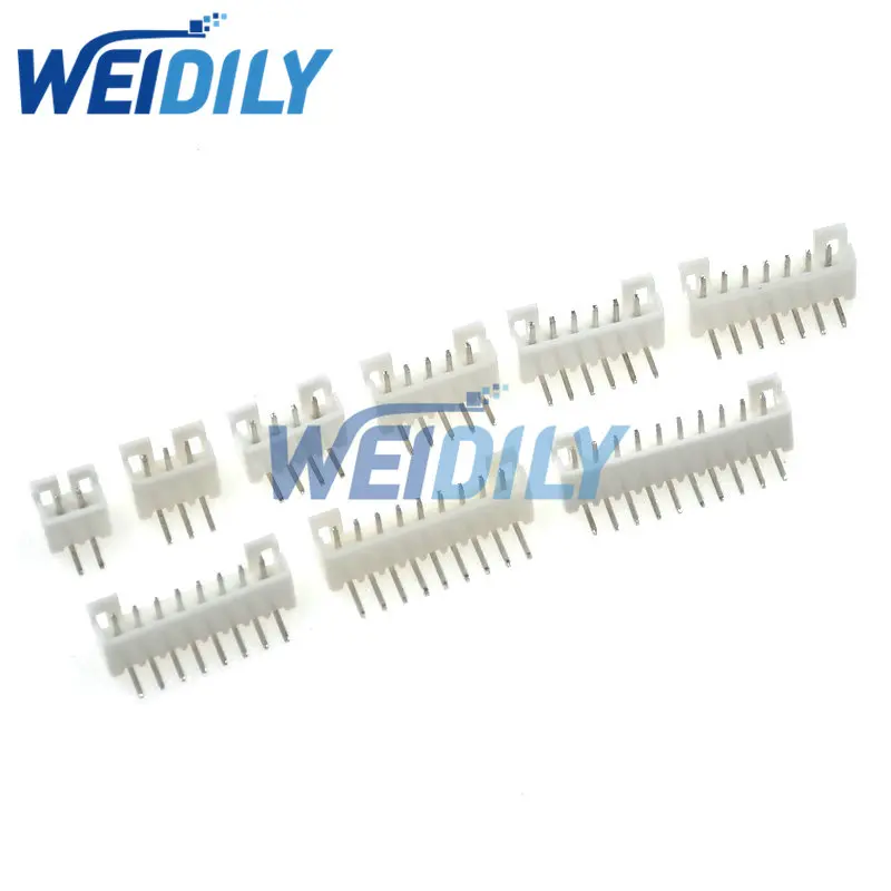 20Sets PH2.0 PH 2.0 Connector Right Angle needle Seat+Plug+Terminals 2P 3P 4P 5P 6P 7P 8P 9P 10P Connector Pitch 2.0