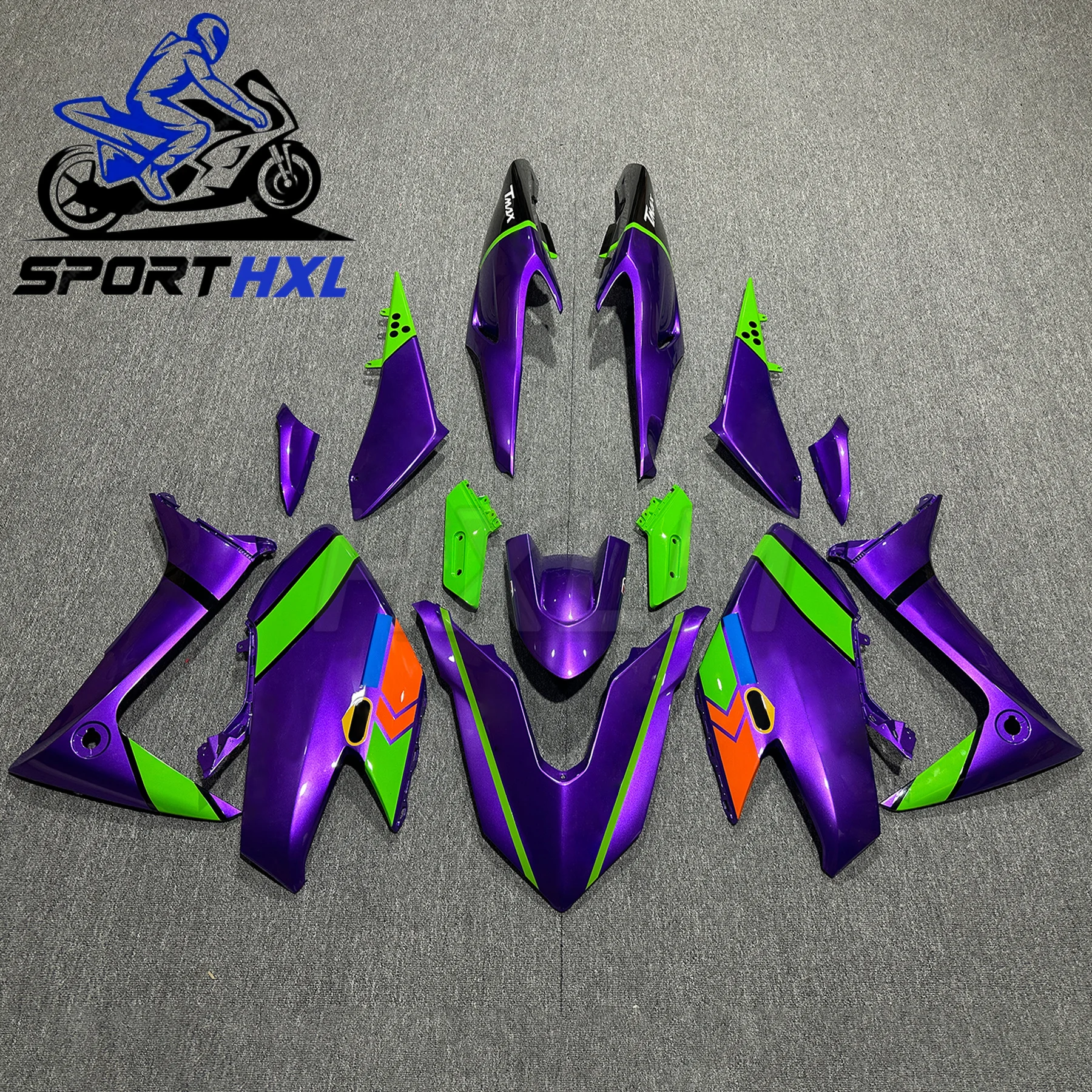 

Подходит для Yamaha TMAX560 2020 2021, разноцветный комплект обтекателя кузова, комплект обтекателя, полный комплект обтекателя, АБС-пластик