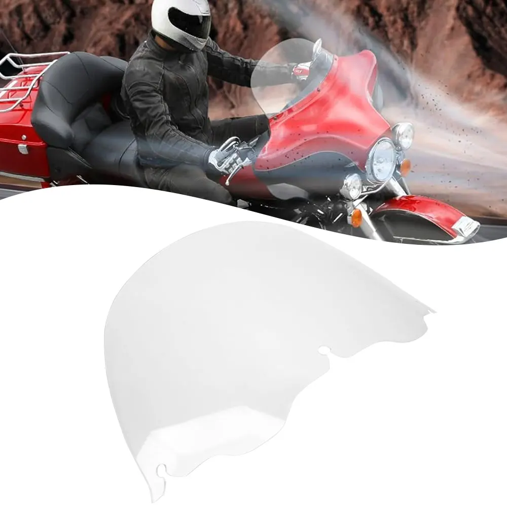 

13" Fairing Windshield for Harley Touring Street Electra Glide Ultra Limited 1996-2013 Motorcycle Windscreen Wind Deflector