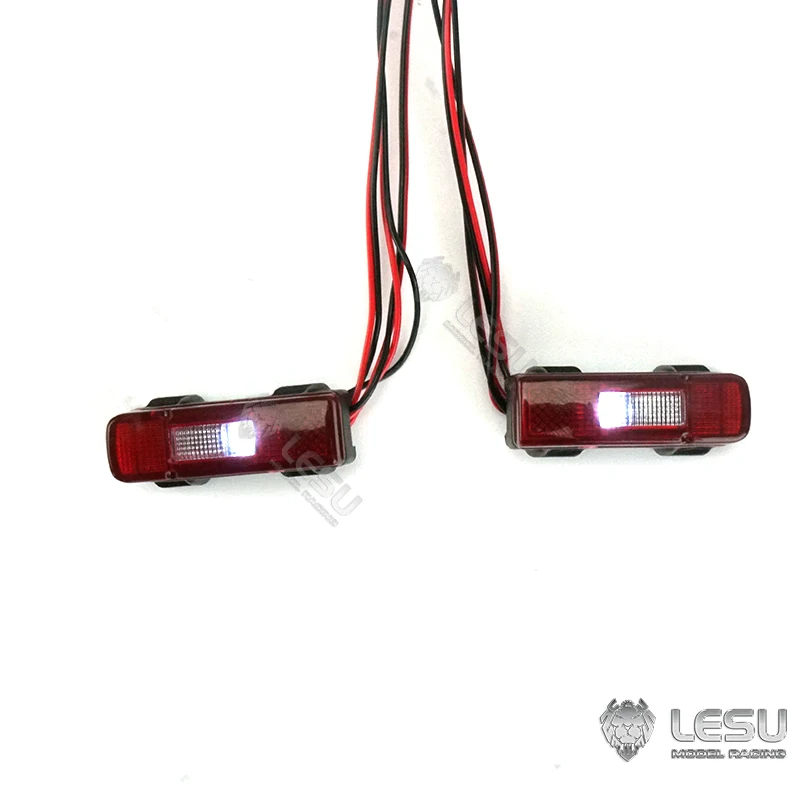 LESU Plastic Taillight Led for 1/14 RC Flatbed Tractor Truck Model Tamiyay DIY Car Pats Toys for Adults Th19415-Smt3