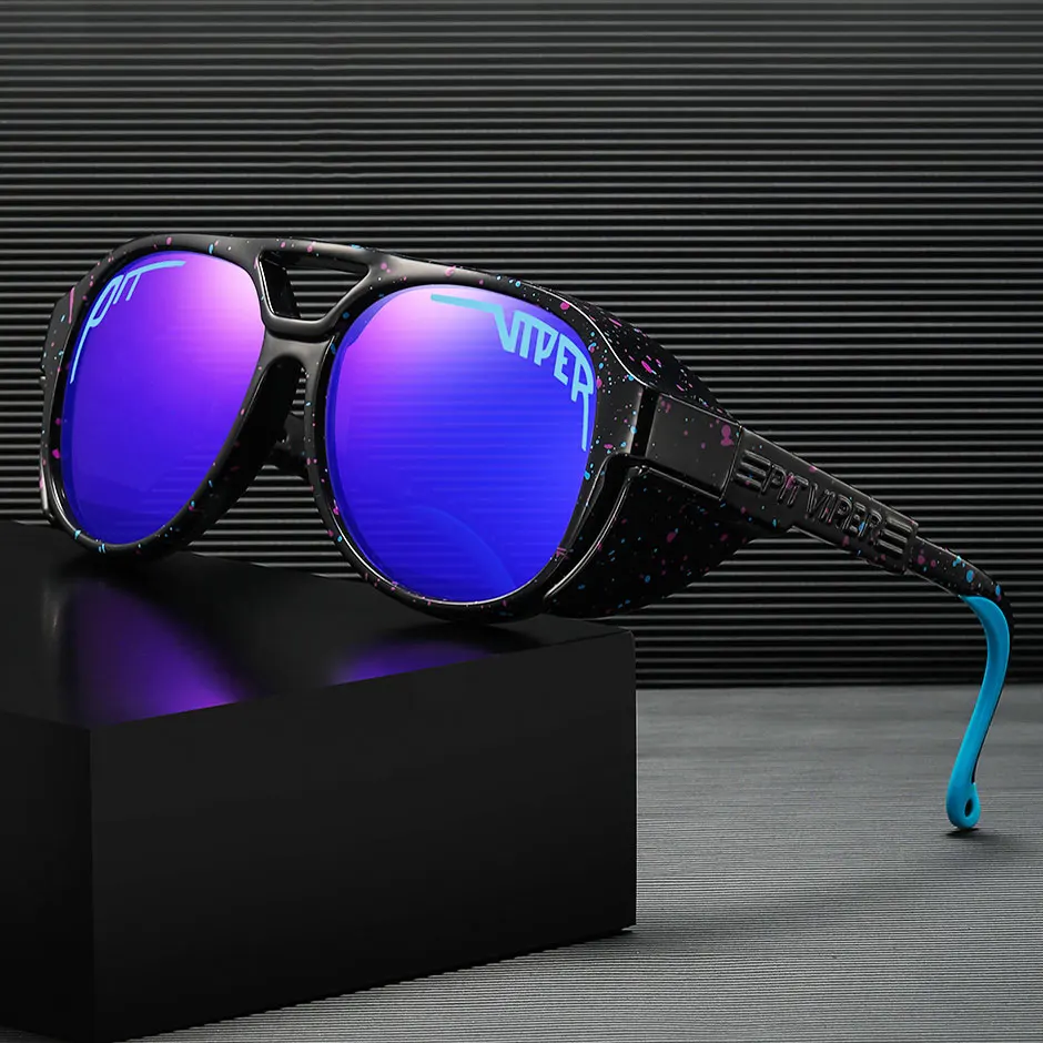 Adult UV400 Retro Pit Viper Sunglasses Men Women Baseball Softball Punk Sun Glasses Male Female Outdoor Sport Steampunk Eyewear