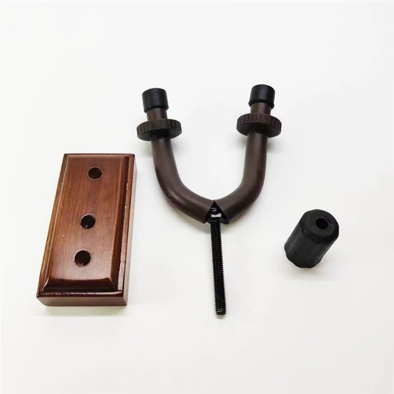 XSXS-Guitar Holder Wall Mount-Wood Stand Hanger Display With Screws-Easy Mounting-Fits Acoustic, Electric, Bass Guitars - view 4
