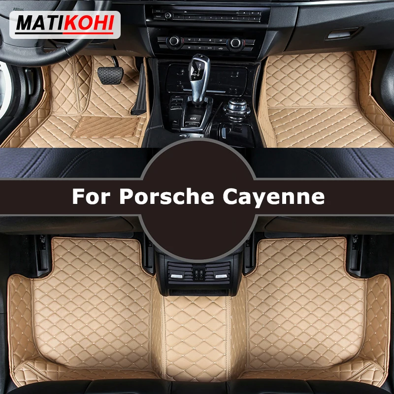 MATIKOHI Custom Car Floor Mats For Porsche Cayenne Auto Carpets Foot Coche Accessorie