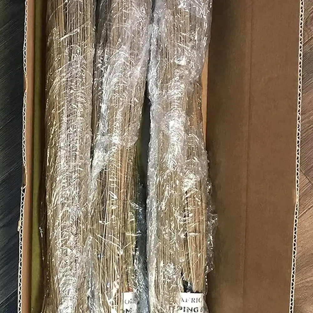 Set of 2 African-Made 32 Handcrafted Broomsticks for Sweeping
