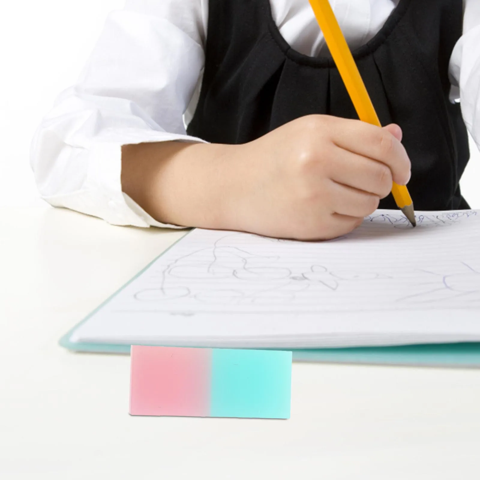 

12 Pcs Jelly Square Eraser Mini Erasers Pencil Color for Bulk Pvc Novelty Back to School