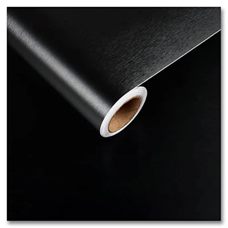 Brushed Stainless Steel Peel and Stick Wallpaper
