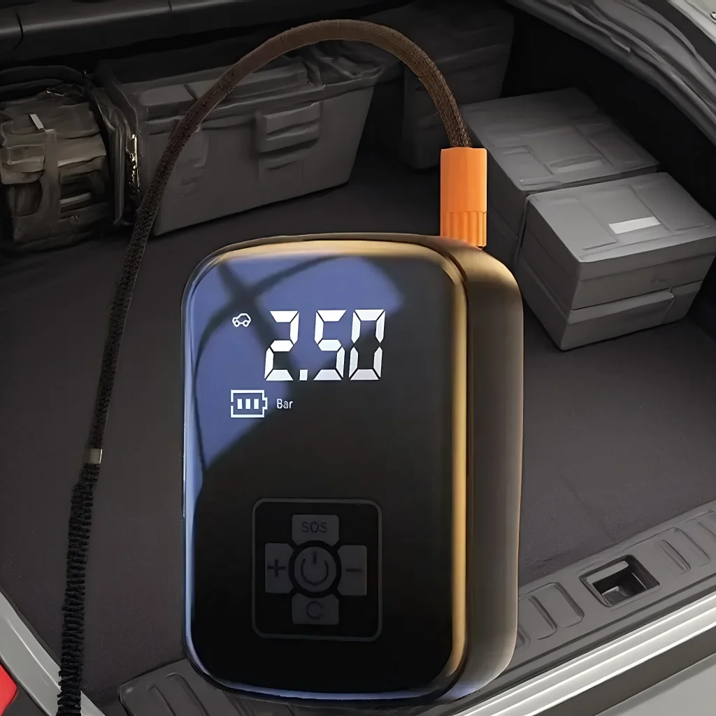 

Беспроводной электрический воздушный компрессор-портативный насос для накачивания шин для автомобиля, мотоцикла, велосипеда, лодки, мяча