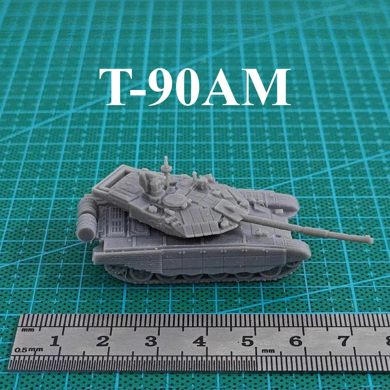 

Russia T-90AM Main Battle Tank,3D Printed,1/144 Scale Mini Tank Model,Resin,Paintable