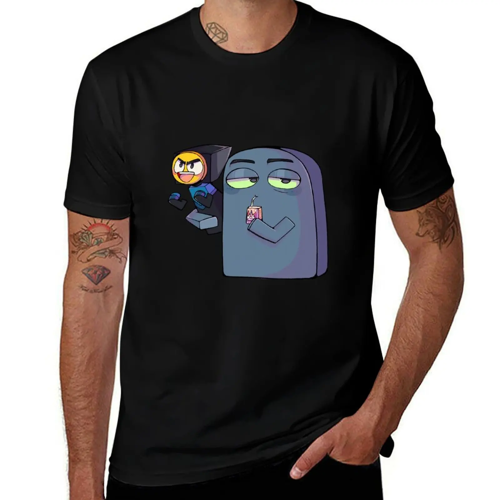 

Master Frown and Brock T-Shirt funny t shirts dark humor man t shirt heavy cotton T-Shirt