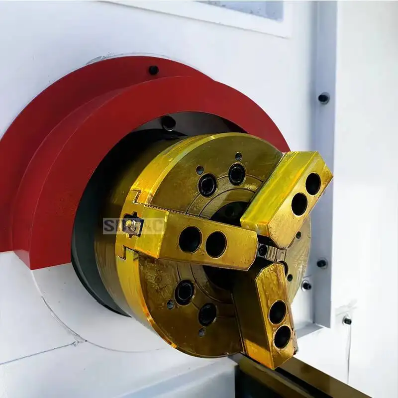 지멘스 파누크 컨트롤러 미니 CNC 선반 기계 Gsk Ck6140 수평형 플랫 베드 구조 220V 전압 새 제품