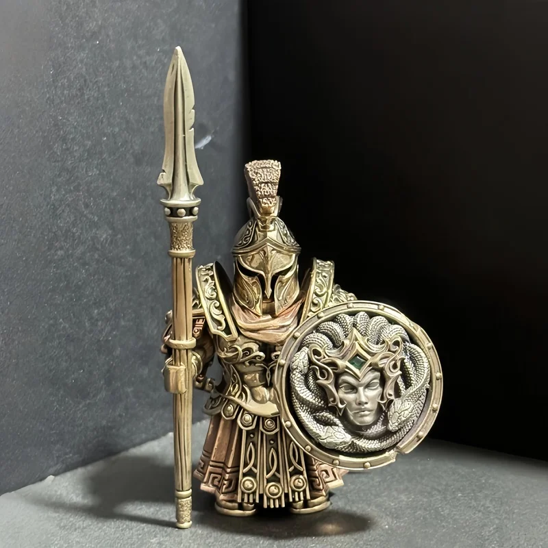 

New In-Stock Zhuojiang Chinese Style Big Player Spartan Detachable Metal Figure Desktop Stress Relief Display Model Toys