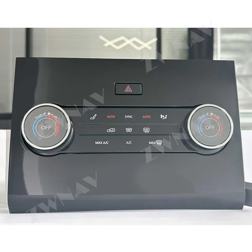 Para land rover range rover sport 2014-2017 modelos ac sistema de controle de ar condicionado traseiro tela de toque acessórios do carro
