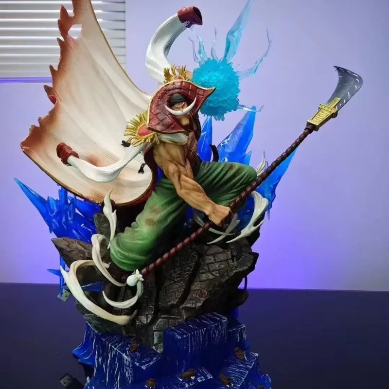

38cm One Piece Figure Edward Newgate Anime Figure Gk White Beard Action Figurine Fighting Statue Pvc Model Gifts Toy