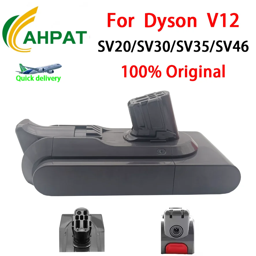 V12 25.5V 9800mAh battery for For Dyson V12 Detect Slim Cordless Compatible Models SV20, SV30, SV35, SV46 Vacuum Cleaner