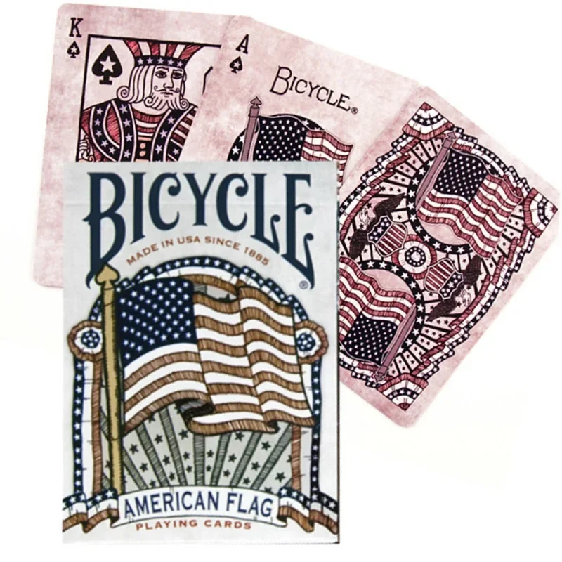 

Bicycle American Flag Playing Cards USPCC Collectible Deck Poker Size Card Games Hobby & Collectibles Card Magic Magicians Prop