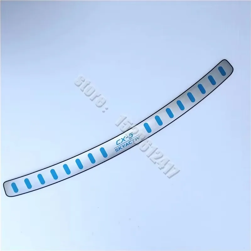 For Mazda cx-5 cx5 2017 2018~2024 car accessories Rear Door Bumper Protector sill plate Protector Sill Rear boot guard Trim