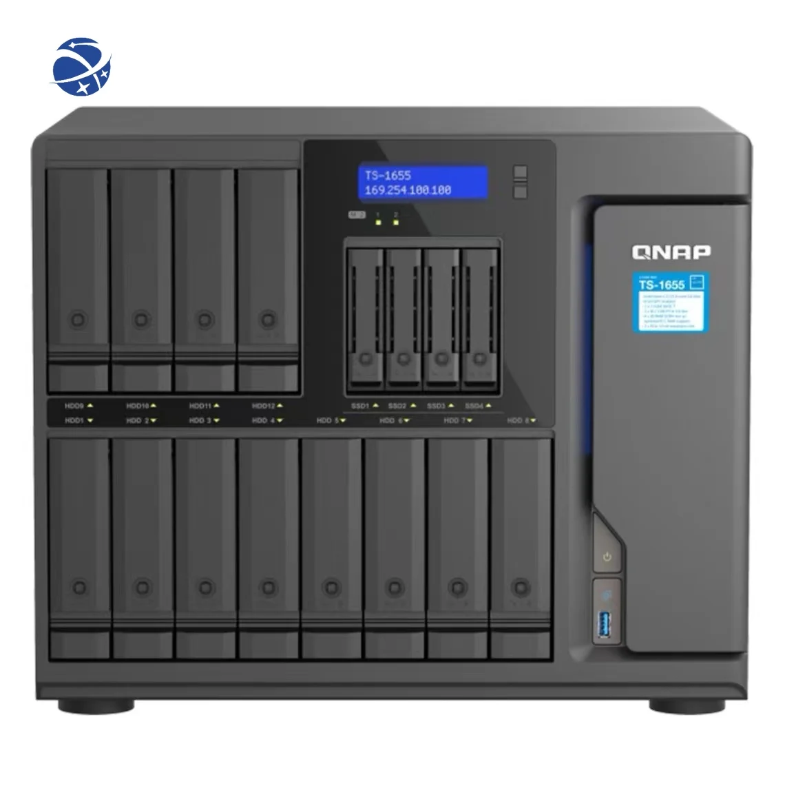 Enterprise Network Storage Original  Qnap Nas Ts-1655-32g-cn with  8 Core 16 Bays Nas  Server