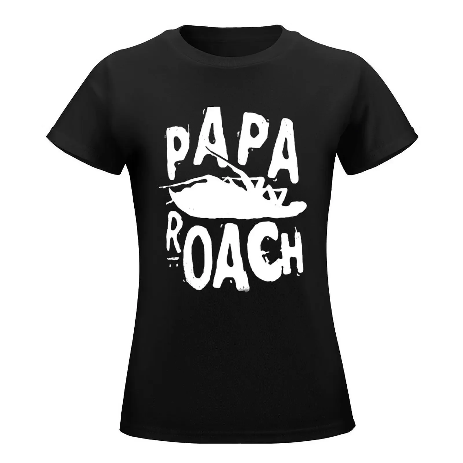 bess-trending1-papa roach T-Shirt vintage clothes anime clothes oversized cat shirts for Women