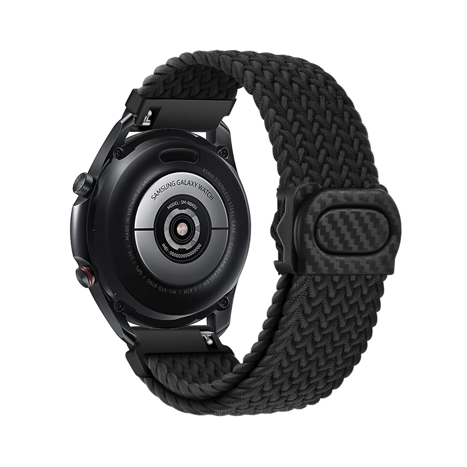 

Эластичные нейлоновые ремешки для Samsung Galaxy Watch 3 41 мм, регулируемый нейлоновый ремешок с пластиковой пряжкой