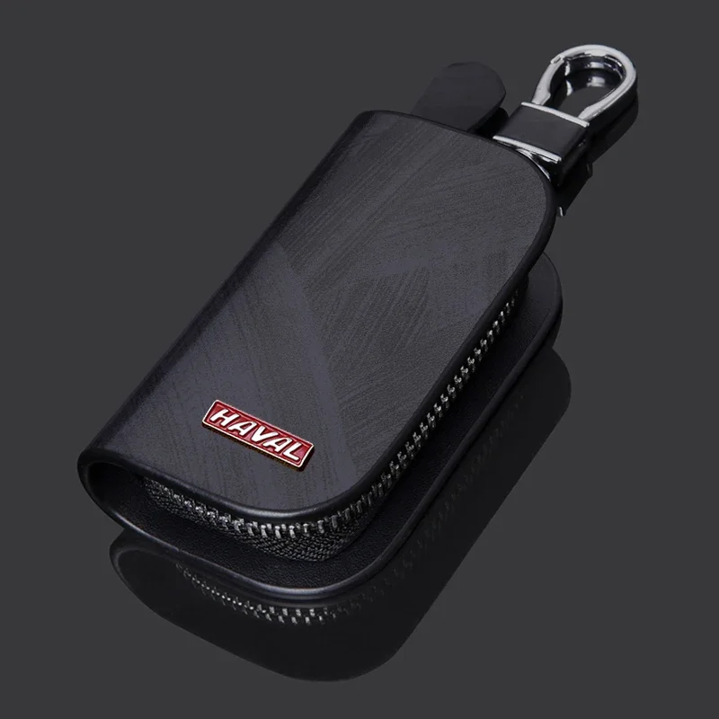 New Leather Remote Car Key Case Key Cover With Car Logo For Great Wall Haval/Hover H1 H3 H5 H6 H7 H4 H9 F5 F7 F9 H2S Car Accesso