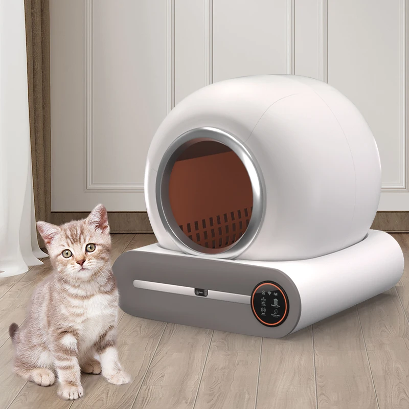 9L Intelligent Automatic Toilet And Mobile Application Control 8KG Self-Cleaning Extra Large Cat Litter Box for Cats