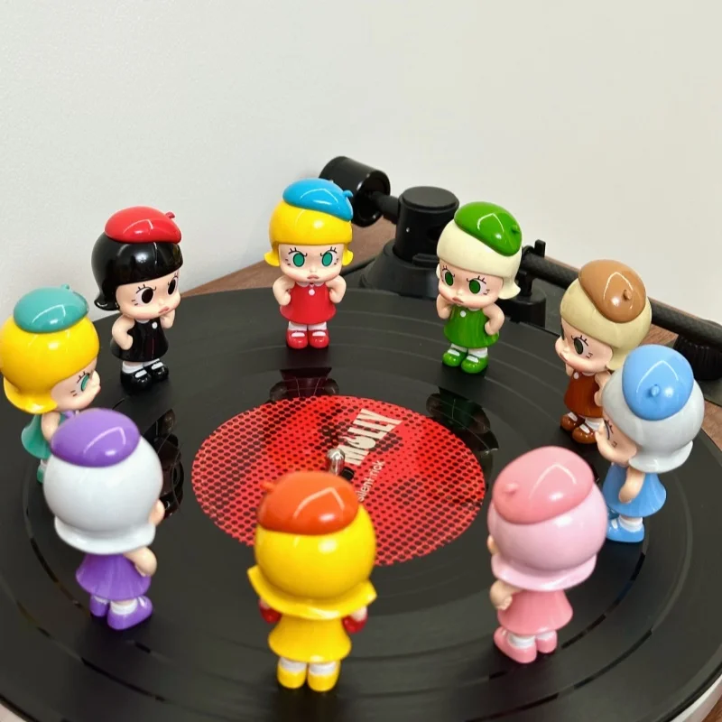 

POP MART Angry Molly Mini Figure Set - Long Play 9 Series Blind Box Toys Mystery Box Guess Bag Doll Cute Anime Figure Desktop