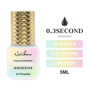 Professional glue of fast drying for eyelashes, strong adhesive for the extension of false eyelashes, 5ml, 0.3 s, 0. 5s, 1s, 2s, 3s 12 Main Sales Cola Cilios - №1