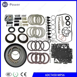 MPS6 Auto Transmission Seal Overhaul Master Kit Friction Plate Front Cover Filter For FORD Volvo Spring Slip Piston Kit 6DCT450