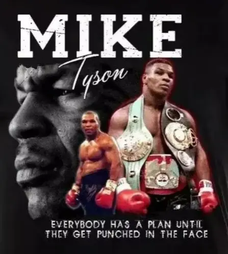 

MMA Mike Tyson Boxing Gym Black T-Shirt Summer Cotton O-Neck Short Sleeve Men's T Shirt New Size S-3XL
