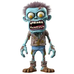 1PC Cute Zombie Halloween Decoration Motorcycle Stickers Waterproof DIY Motorbike Side Panels Fuel Tank Fairing Vinyl Decals