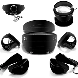 Vinyl Skin For PSVR2 Headset Controller VR Sticker Decal Color Wrap Cover Protective Film Stickers For Sony PS VR2 Accessories