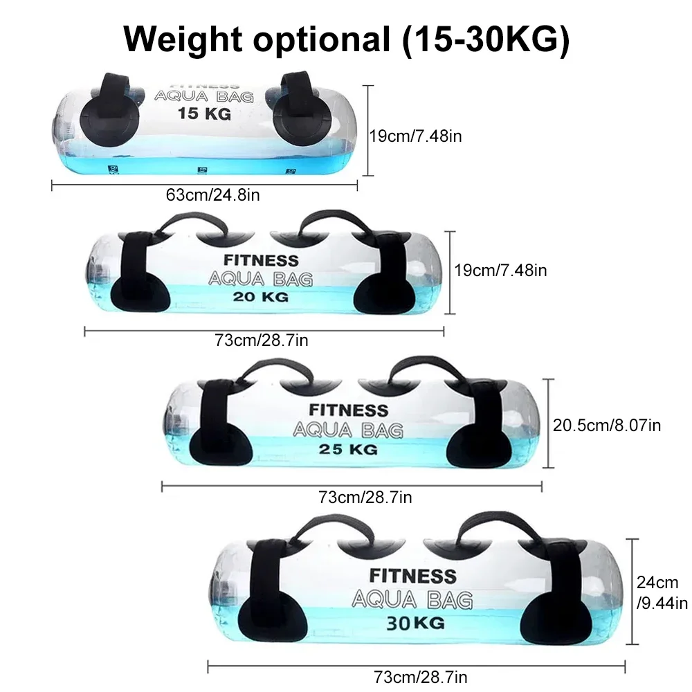 

1PC Workout Sand Bag - Water Aqua Bag Training Weight Bag Weight Set - Sandbag for Fitness- Portable Exercise Fitness Equipment