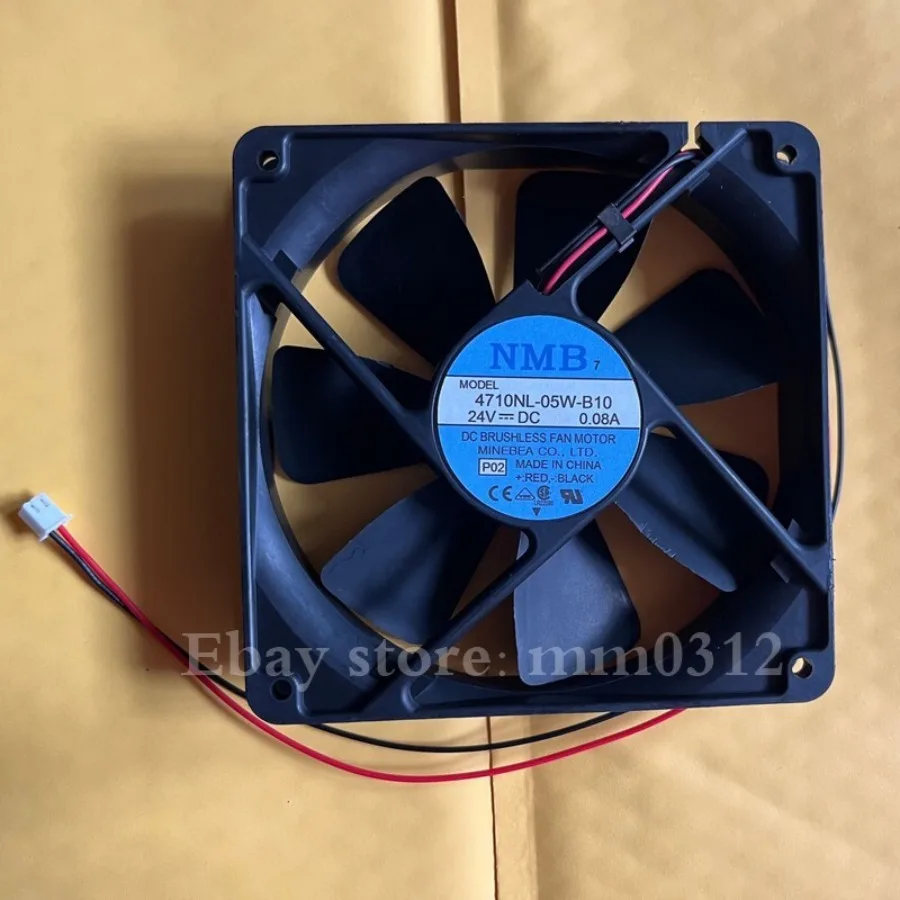 

1 шт. для NMB 4710NL-05W-B10 12CM 12025 24V 0.08A, бесшумный охлаждающий вентилятор