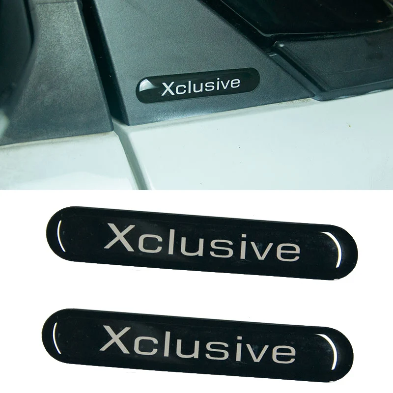 Xclusive Emblem Logo Waterproof Exterior Car Stickers For Smart 450 451 453 Brabus Fortwo Forfour Decoration Accessories