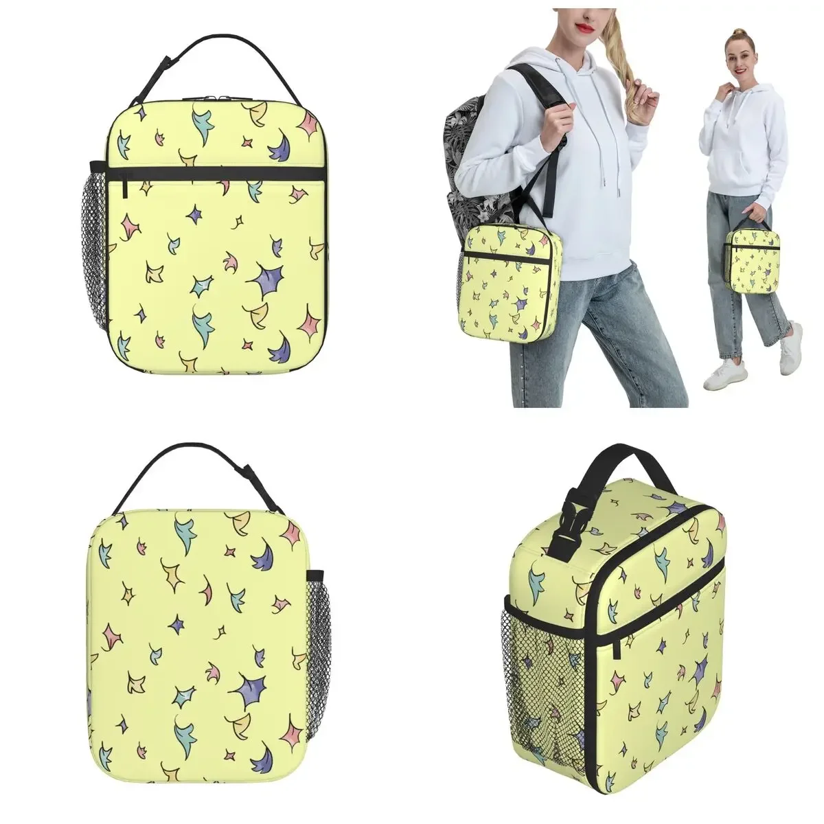 Heartstopper Leaves Multicolored Merch Insulated Lunch Bag School Lunch Container Portable Casual Thermal Cooler Lunch Box