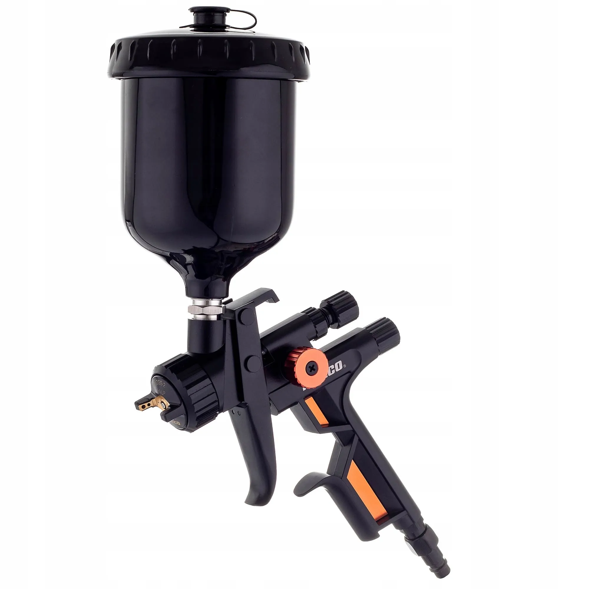 HVLP Paint Gun | 1.3mm Tip, 600ml Tank, Artistic Graffiti Design for Even and Smooth Atomization, Suitable for Various Paints and Hand Painting ITALCO GLOSS 2