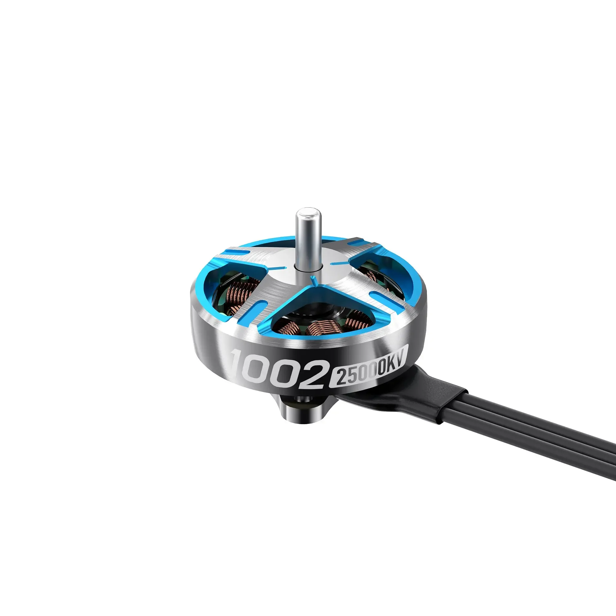 GEPRC SPEEDX2 1002 Tiny FPV Motor 4PCS Per Set, 18000KV & 25000KV Titanium Blue Plug / No Plug Optional