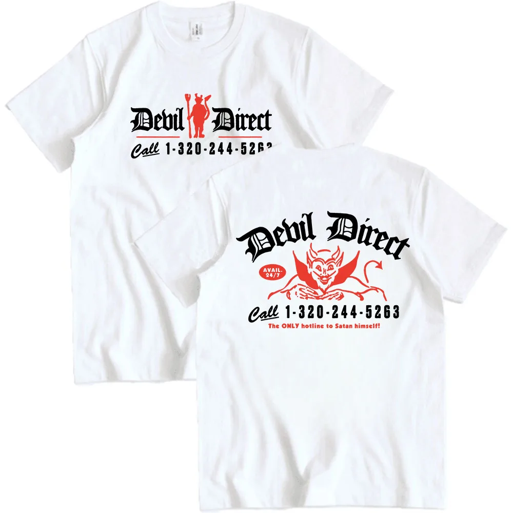 

Devil Direct Tshirts Freddie Gibbs Printing T-shirt Short Sleeve Cotton O-neck Tee-shirt Unisex Streetwear Hip Hop Loose T Shirt