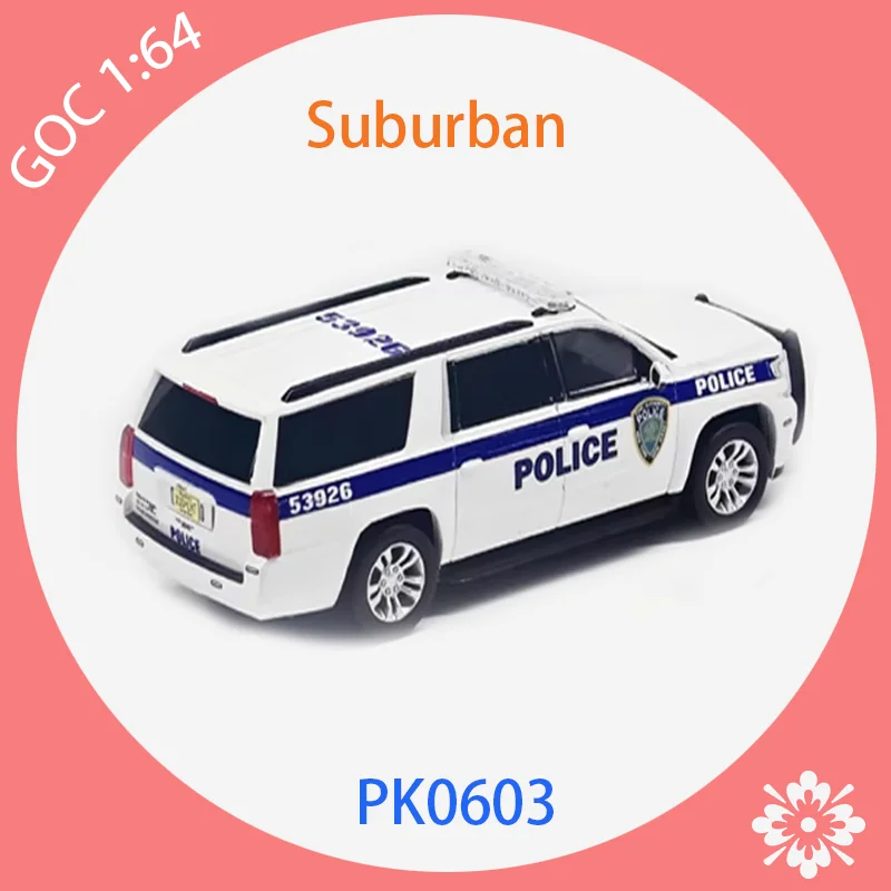 

GOC Diecast Alloy 1:64 Suburban Car Model Adult Classic Limited Collection Display Gift Souvenir
