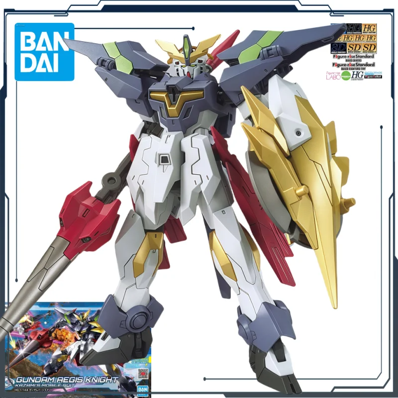 بانداي الأصلي الصلب بولا بناء شامل HGBD: R034 Gundam Beast Soul [Leeds] & R033 Gundam Holy Shield Knight لعبة مجمعة