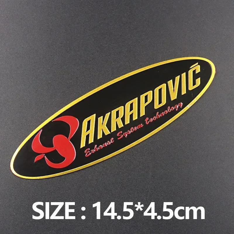 For Akrapovic Exhaust stickers Motorcycle Sticker Decal Logo