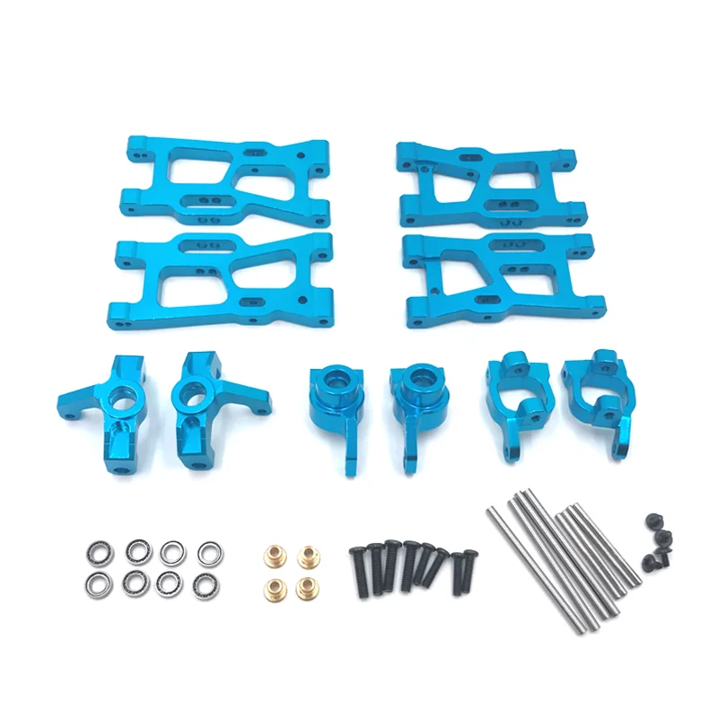 Metalen upgrades zwenkarm stuurbekerlagers 6-pack voor Wltoys 144010 144001 144002 124016 124017 124018 124019   RC auto-onderdelen